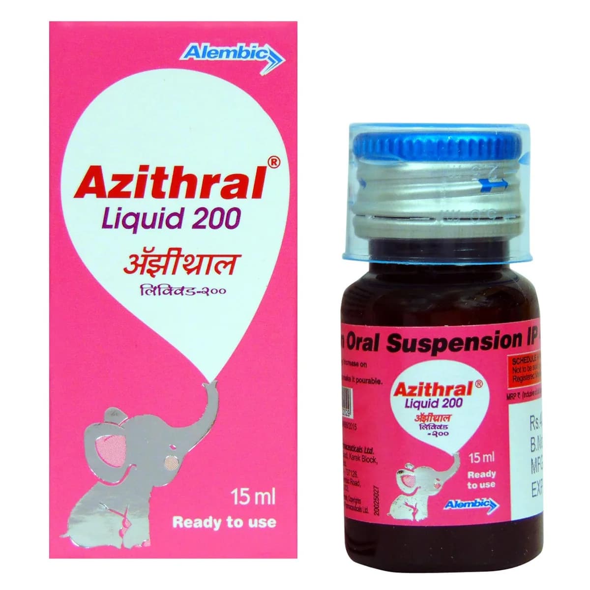 AZITHRAL 200MG RED