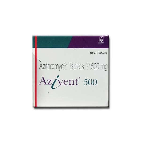 AZIVENT 500MG TAB