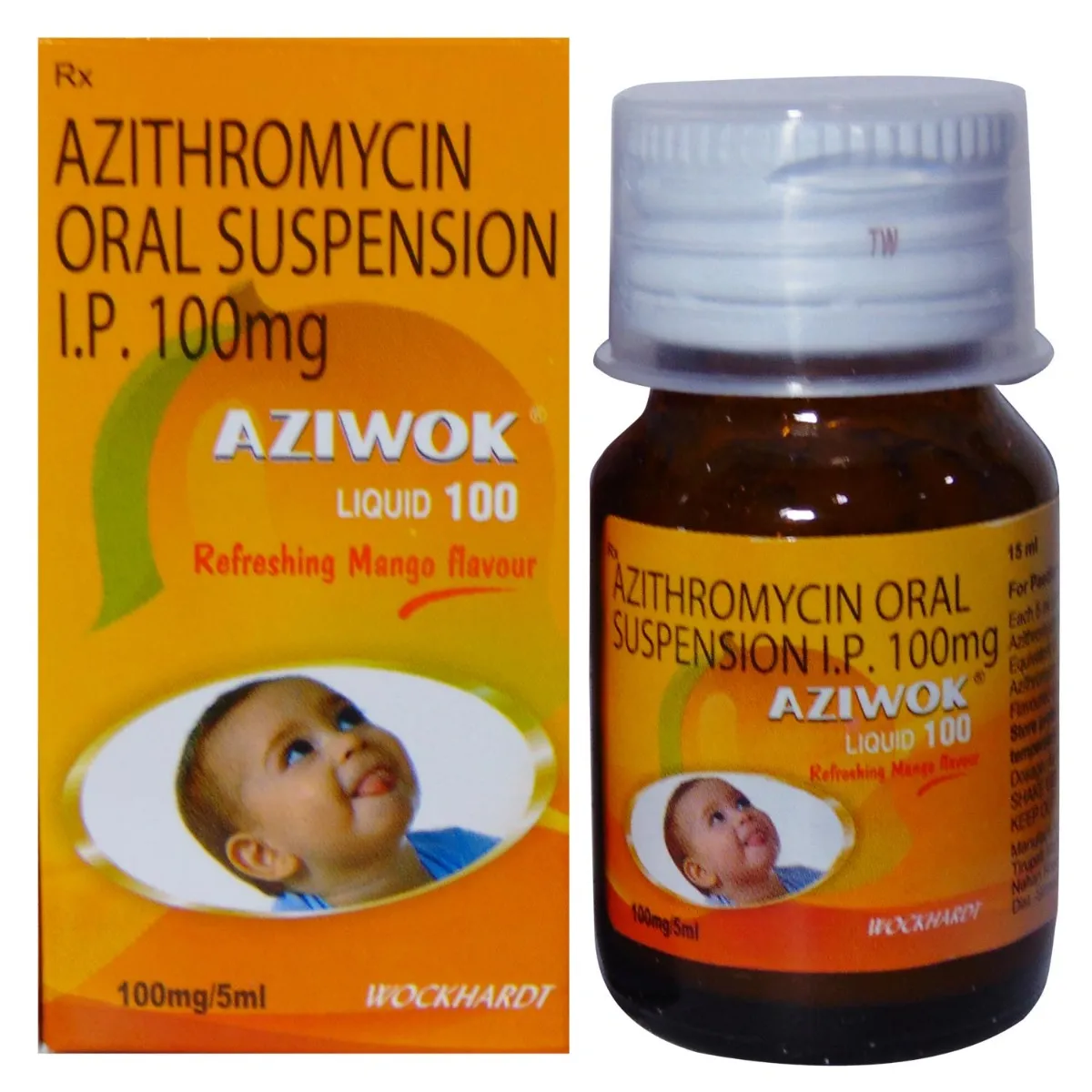 AZIWOK LIQ 100MG