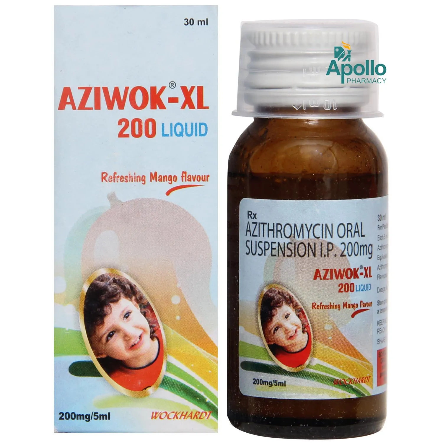 AZIWOK LIQ 200MG