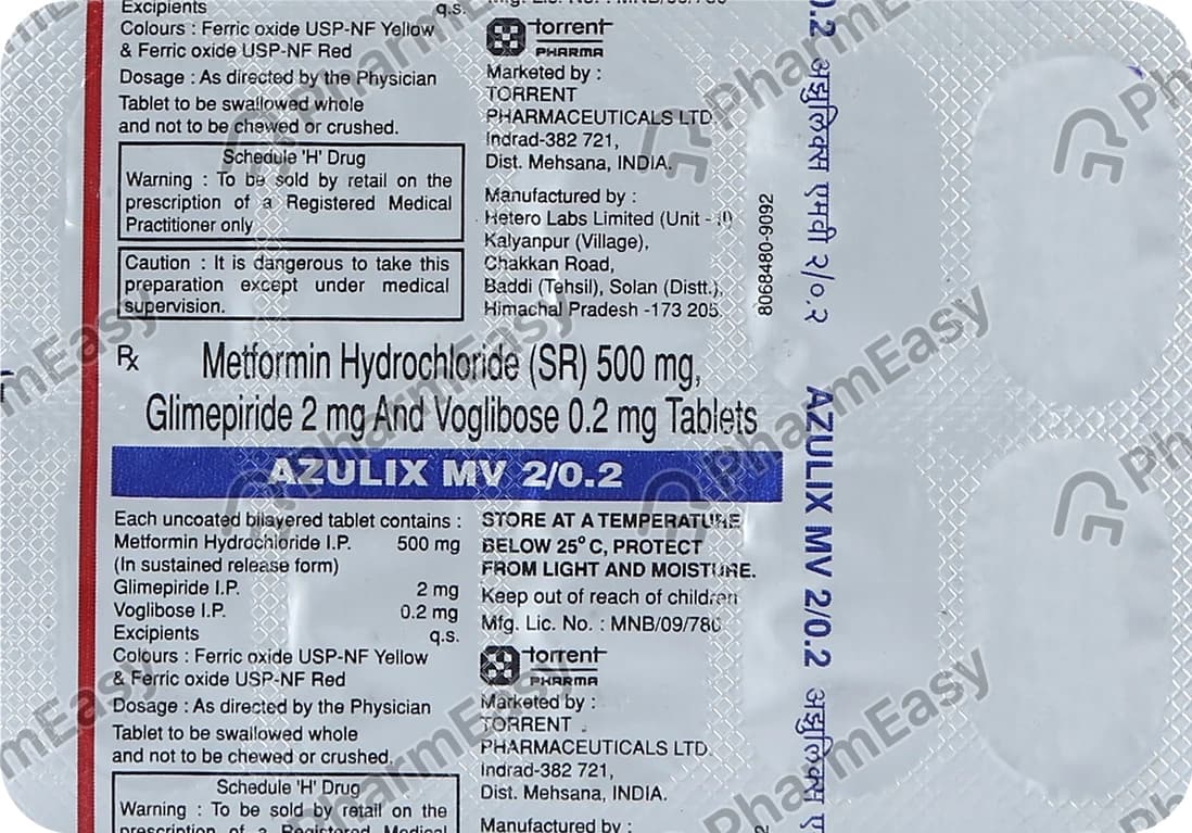 AZULIX MV 2/0.2 TAB