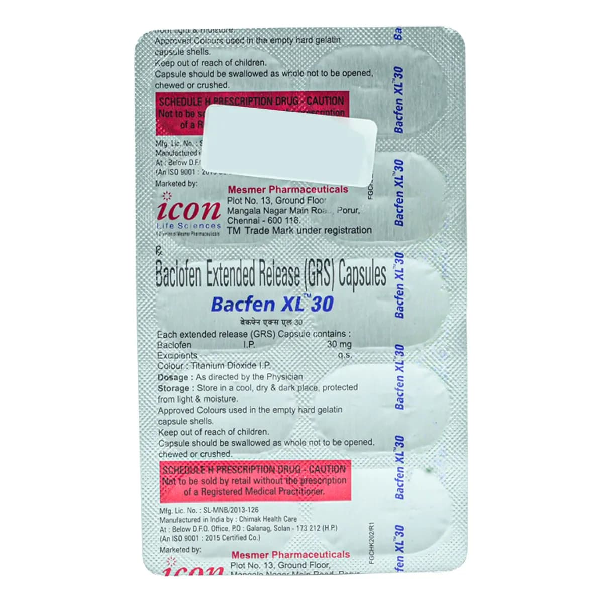 BACFEN XL 30MG
