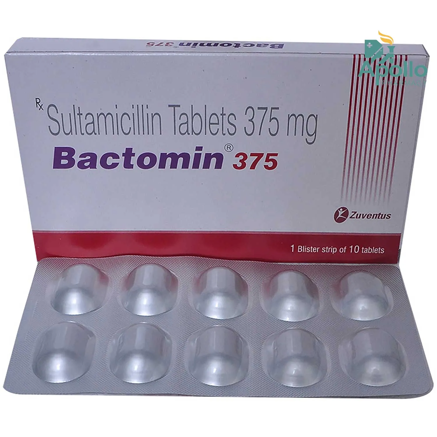BACTOMIN 375MG TAB