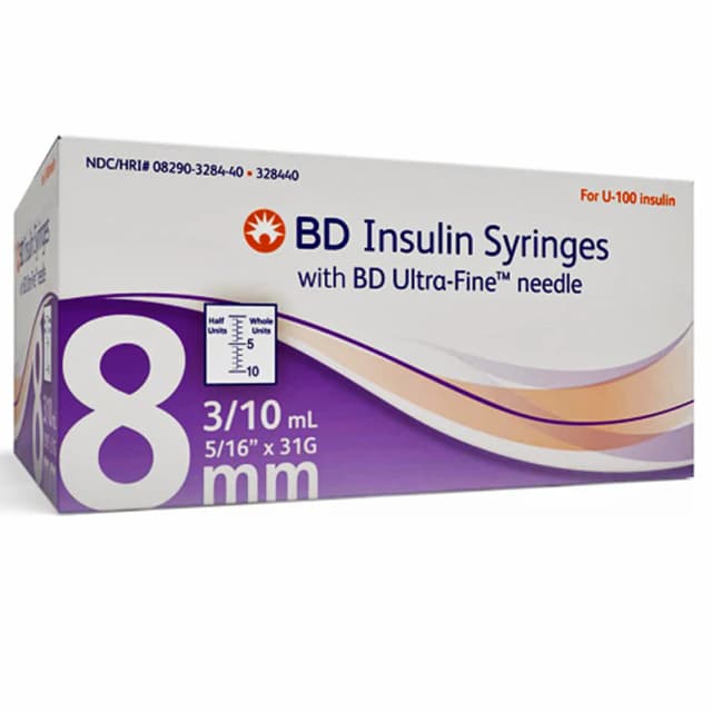 BD INSULIN U100IU SYRINGE