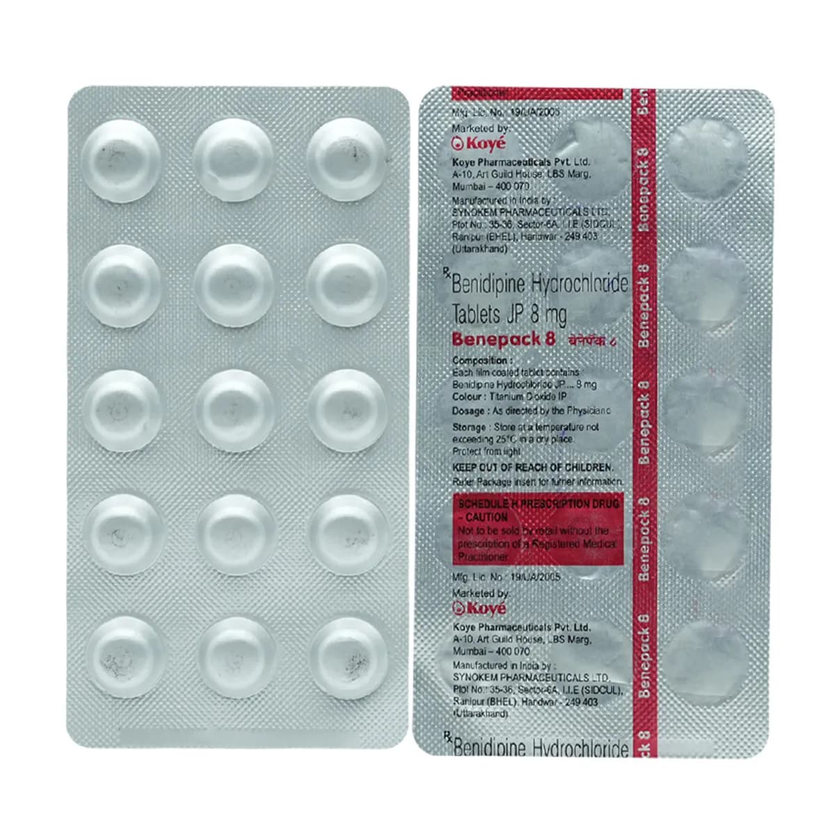BENEPACK 8MG