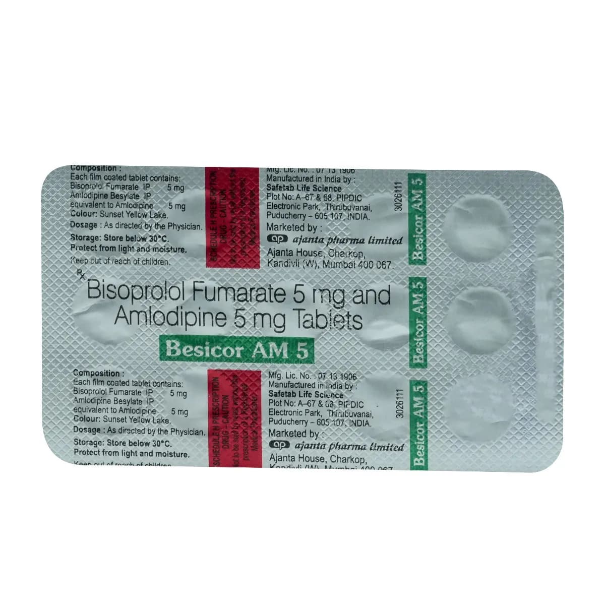 BESICOR AM 5/5MG TAB