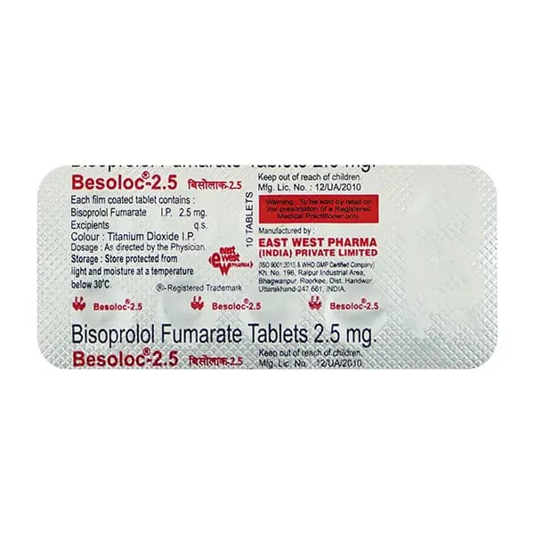 BESOLOC 2.5MG TAB