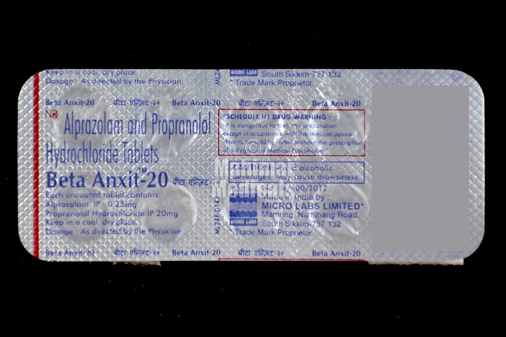 BETA ANXIT 20MG TAB