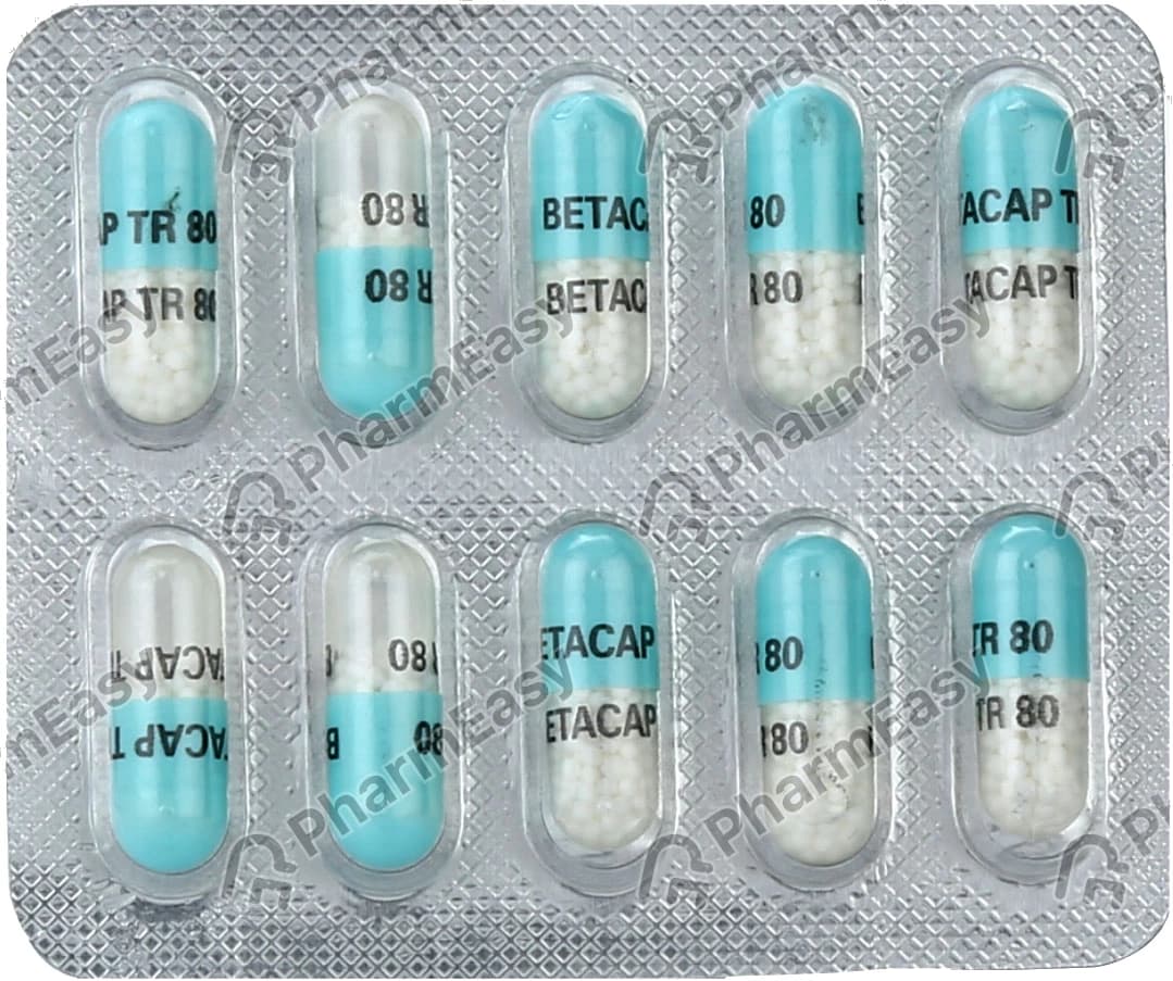 BETACAP TR 80MG 10`S