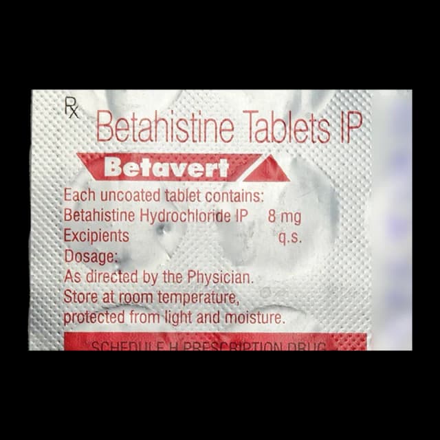Betavert 8MG Tab 15S