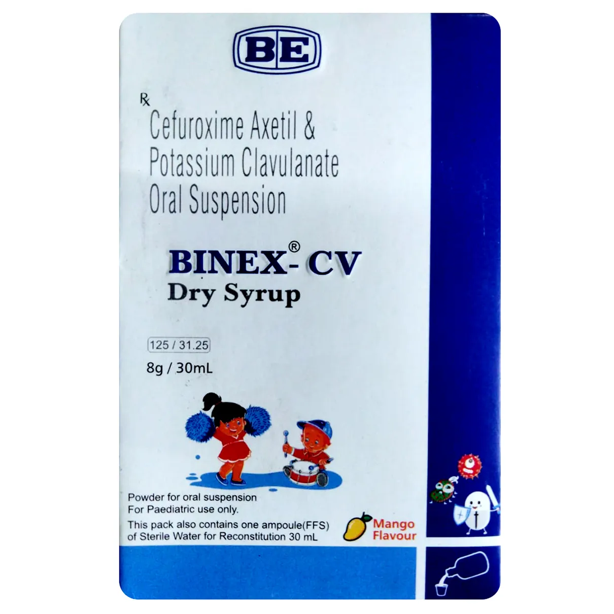 BINEX CV 125MG DRY SY