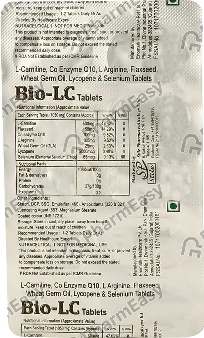BIOMOV-LC TAB 10`S