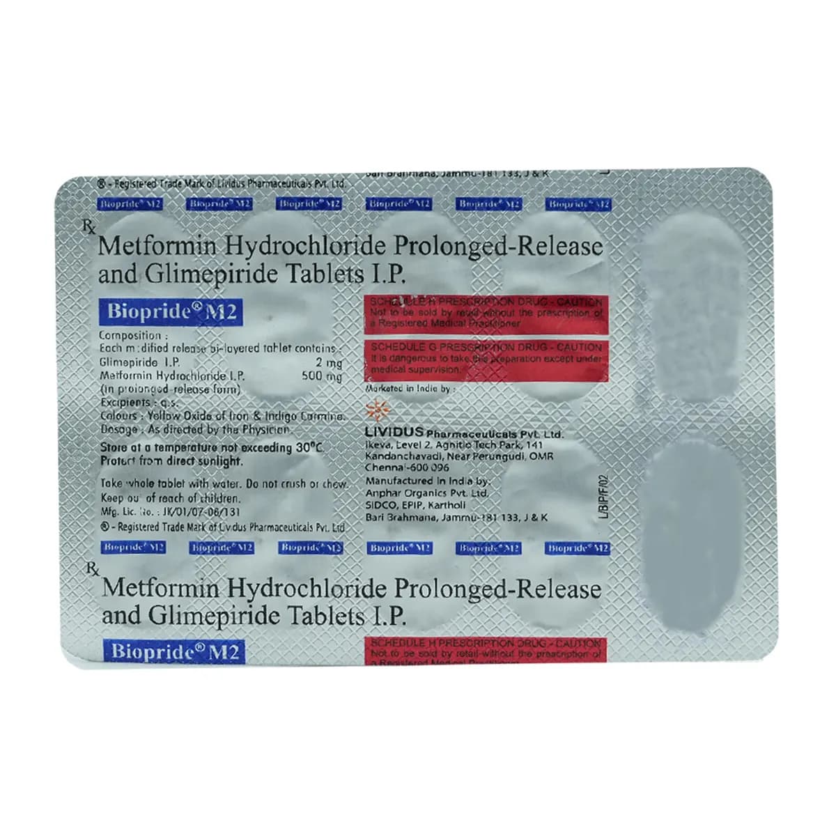 BIOPRIDE 2MG TAB