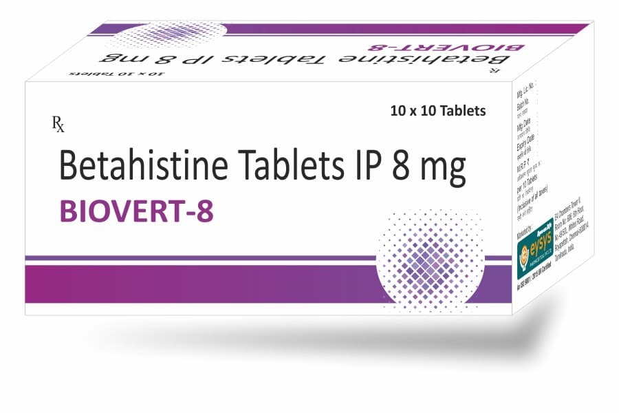BIOVERT 8MG TAB