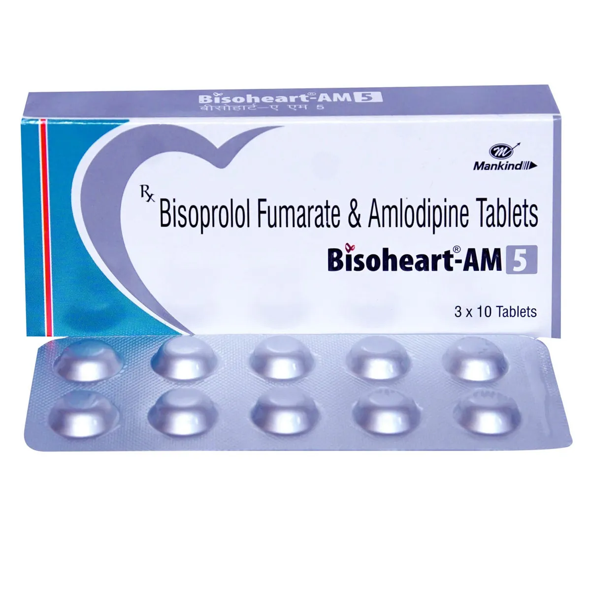 BISOHEART AM 5MG TAB