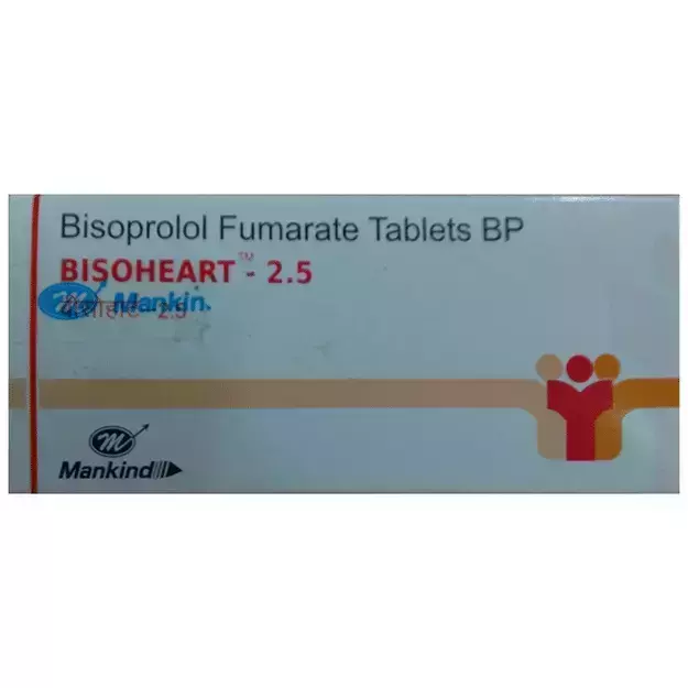 BISOHEART T 2.5MG TAB