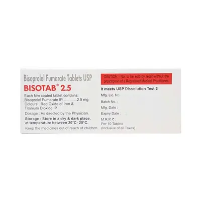 BISOTAB 2.5MG TAB