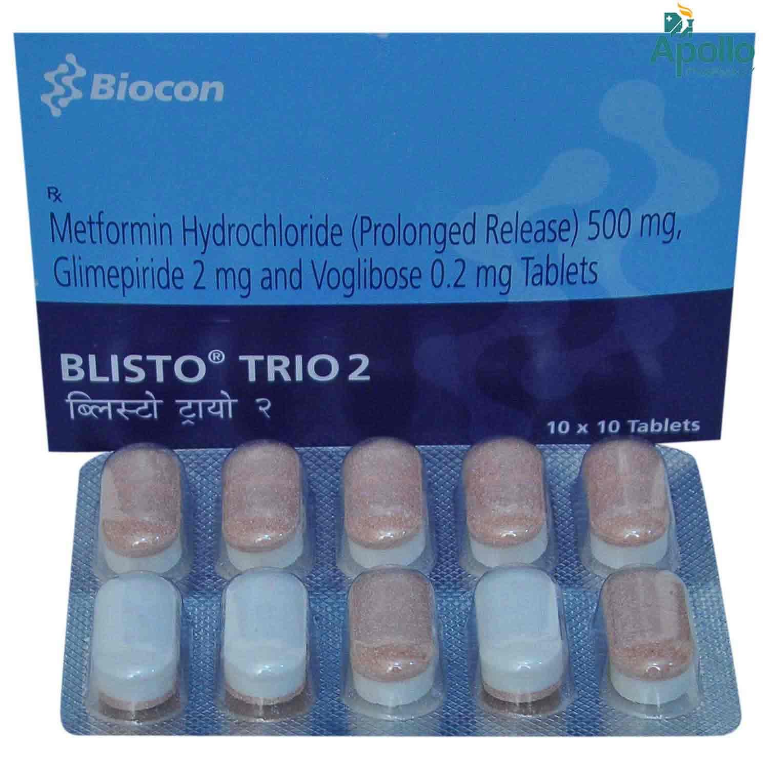 BLISTO TRIO 2MG TAB