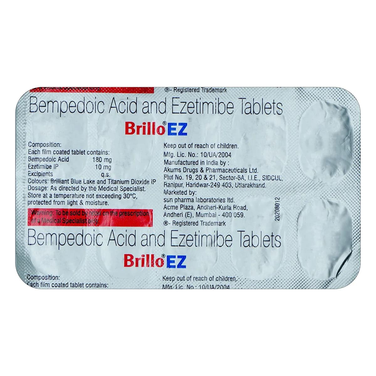 BRILLO EZ TAB 10`S