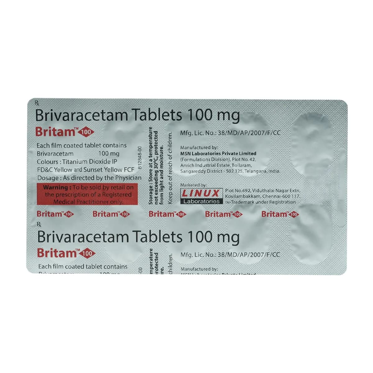 BRITAM 100 SR TAB