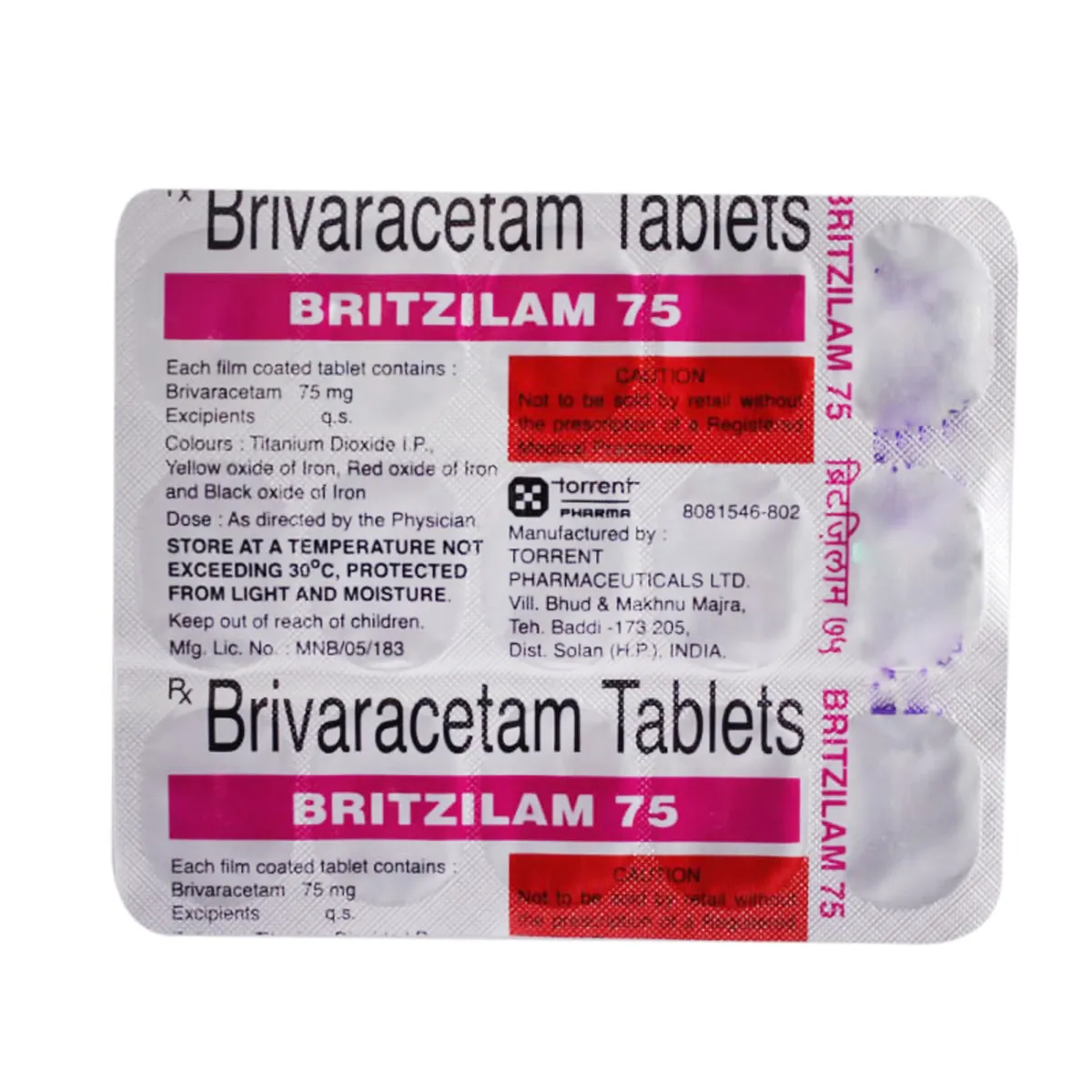 BRITZILAM 75 TAB