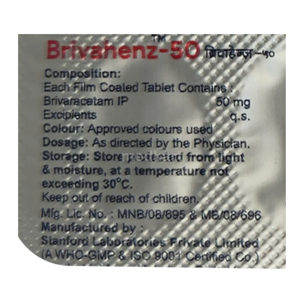 BRIVAHENZ-SR 50MG TAB