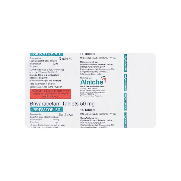 BRIVATOP 50MG TAB
