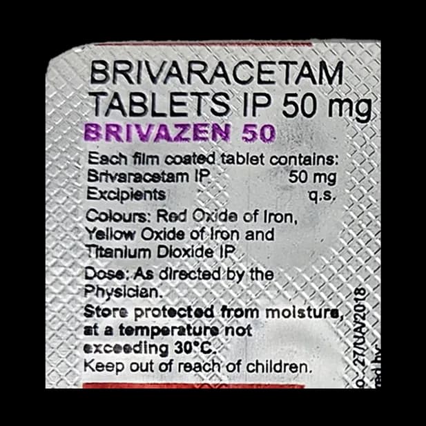 BRIVAZEN 50 TAB 15`S