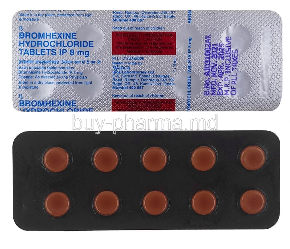 BROMHEXINE TAB