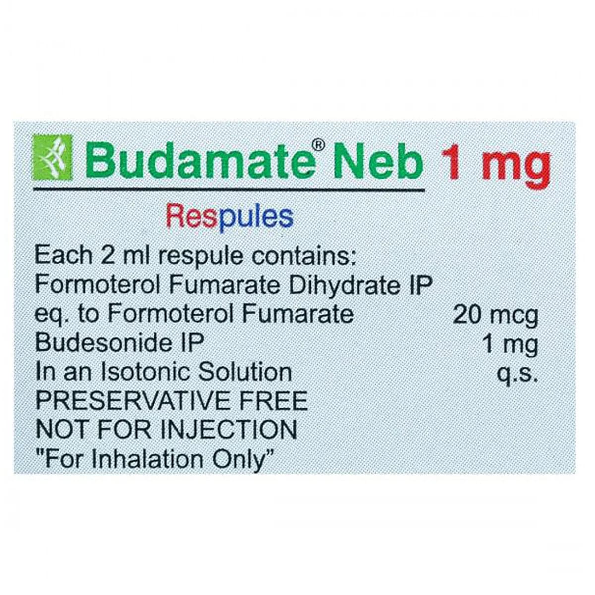 BUDAMATE NEB 1MG RESPULES