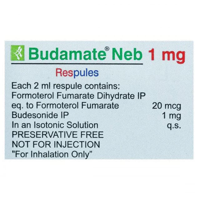 Budamate Neb 1MG Respules