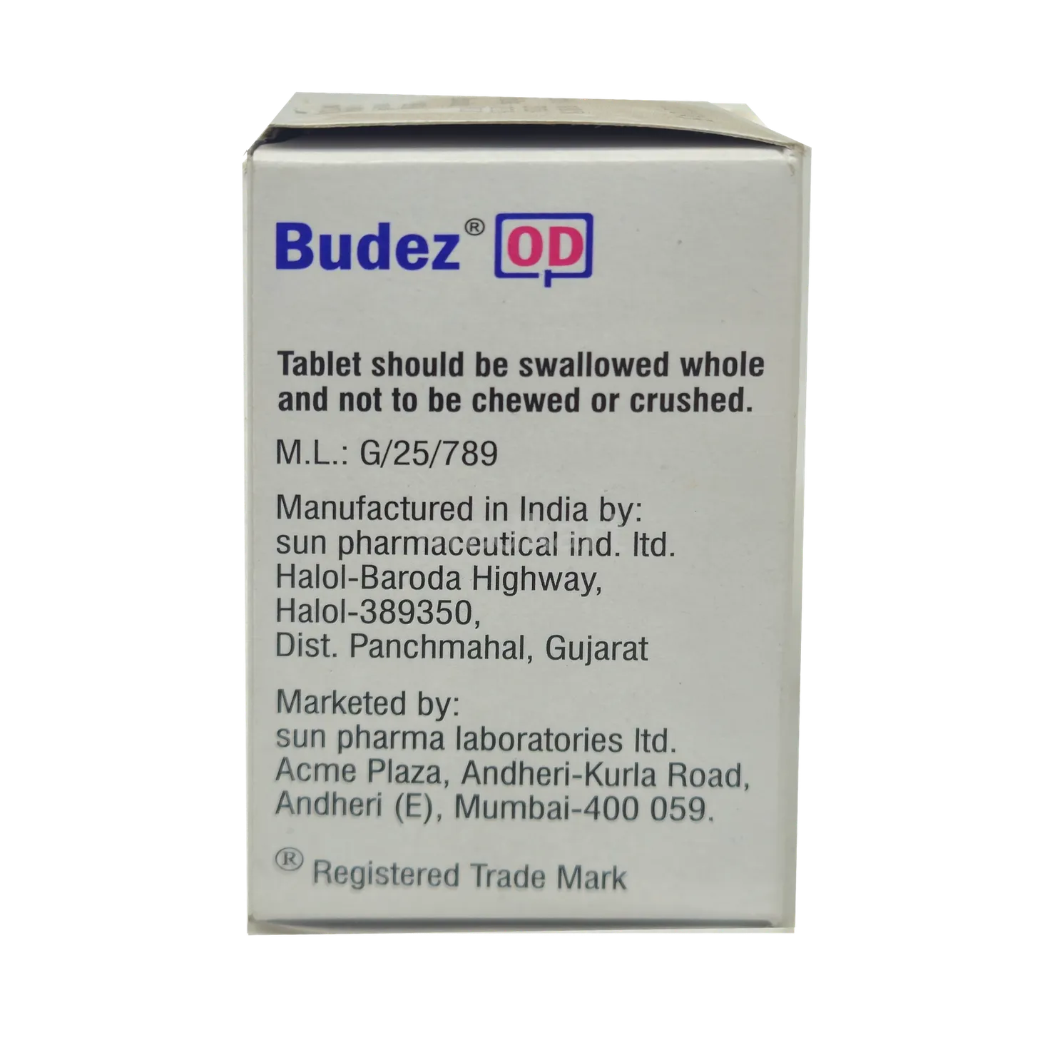 BUDEZ OD 9MG TAB