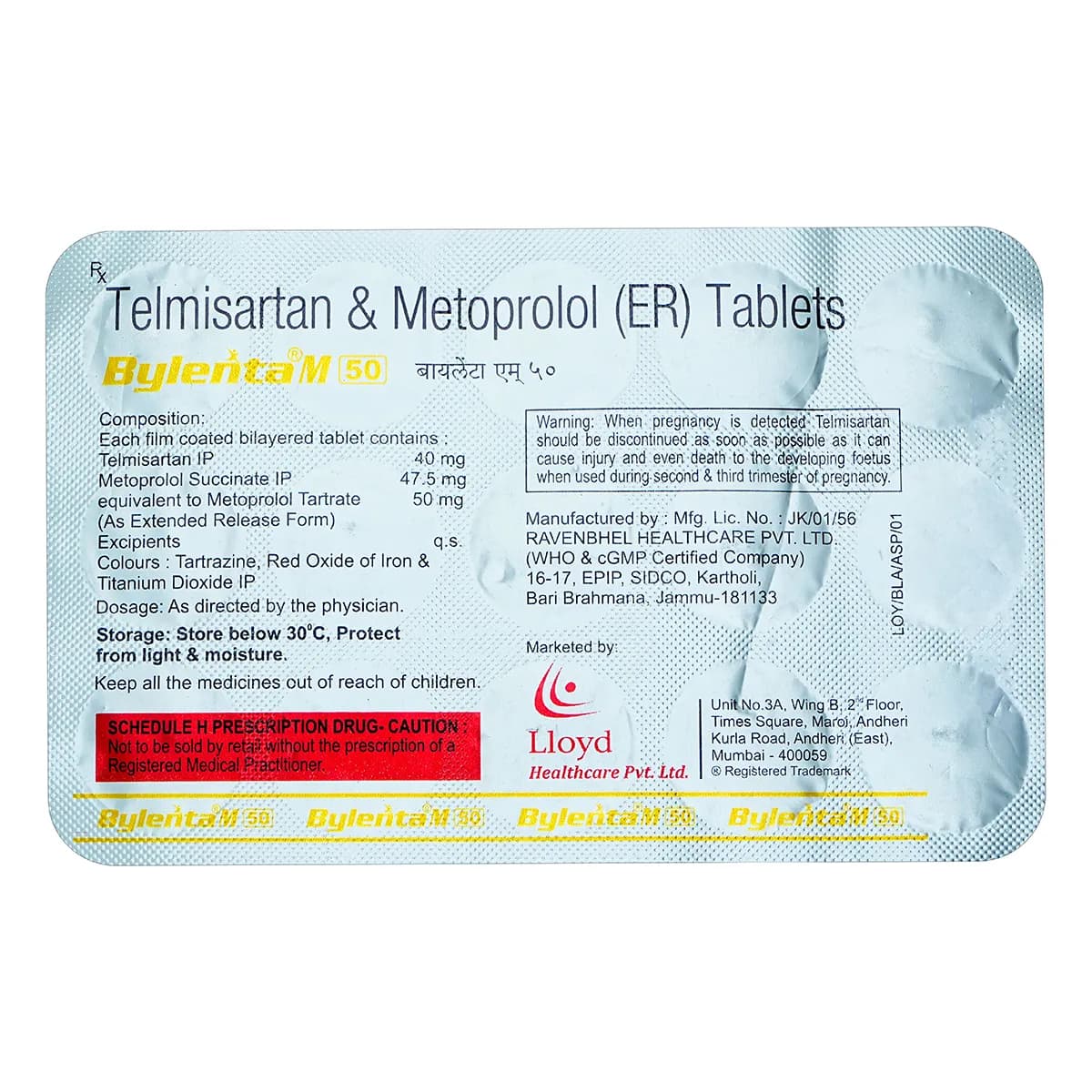 BYLENTA MLN 50 TAB