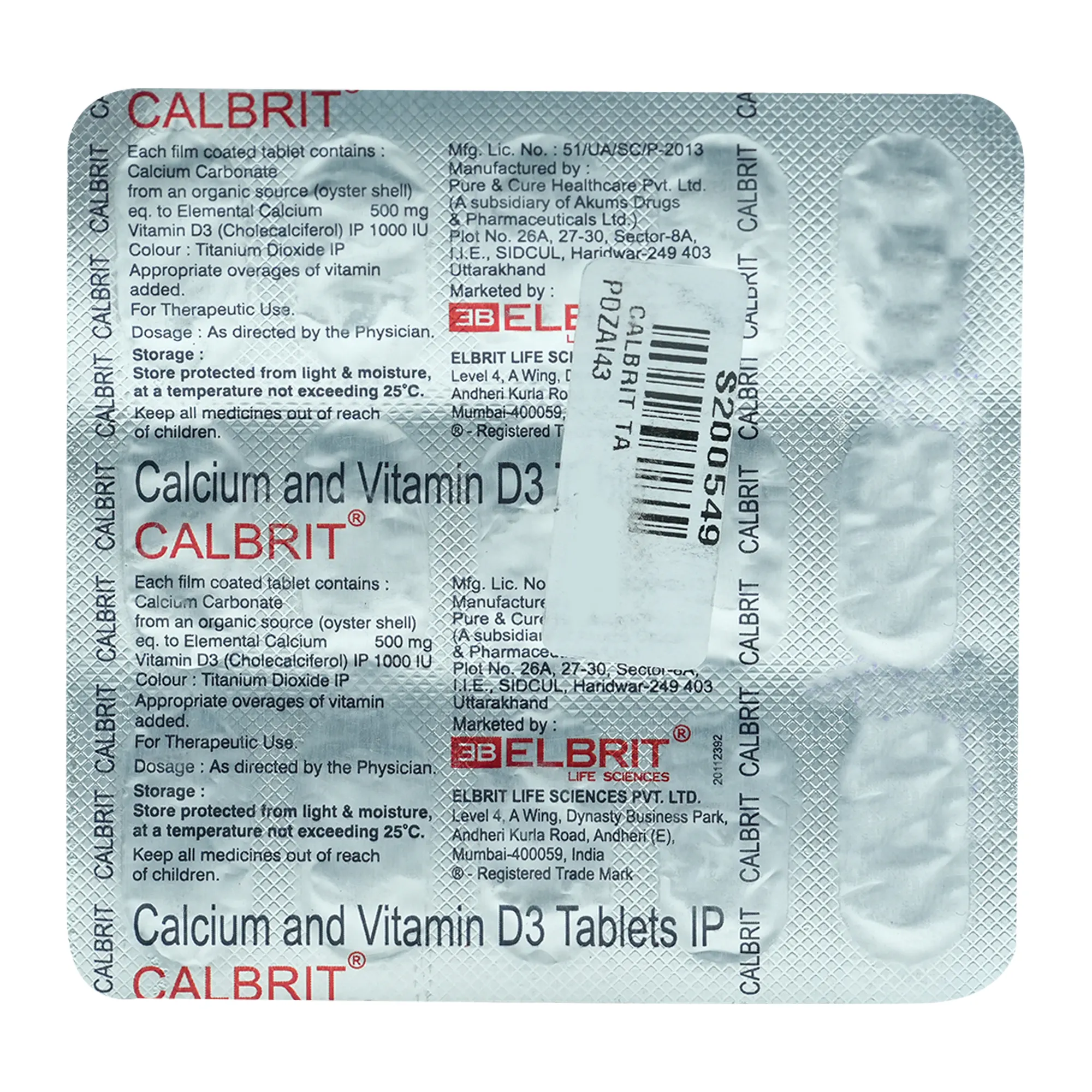 CALBRIT CT TAB