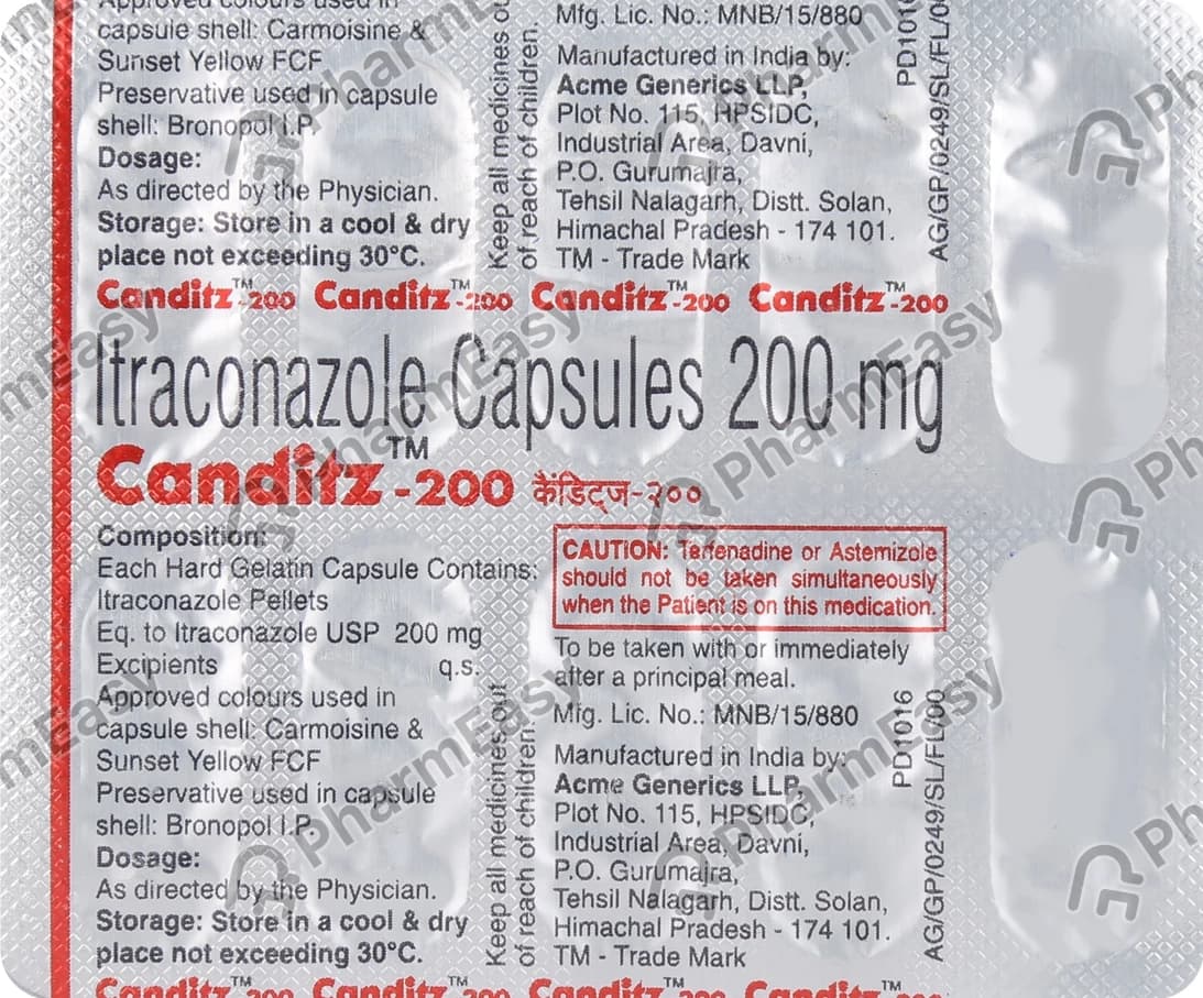CANDITZ 200MG CAPS