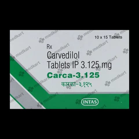 CAR-KEY 3.125MG TAB