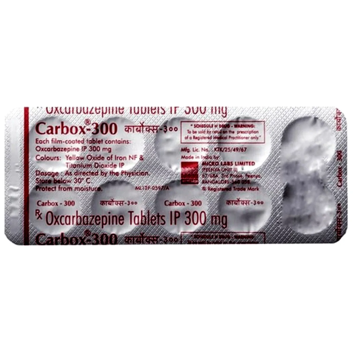 CARBOX 300MG 10`S