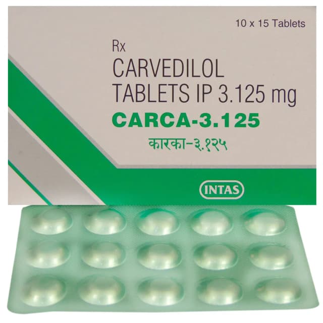 Carca-3.125MG Tab