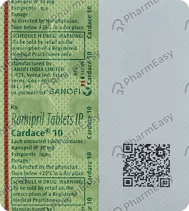 CARDACE 10MG TAB