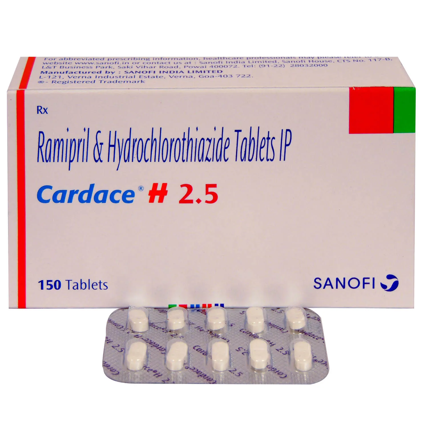 CARDACE H 2.5MG TAB