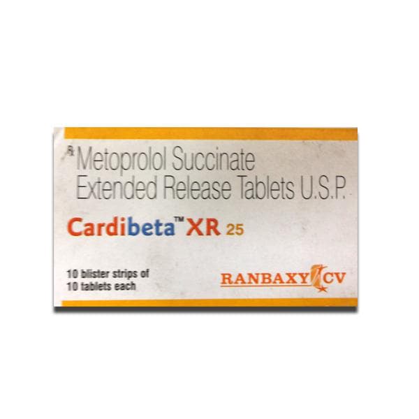 CARDIBETA XR 25MG TAB