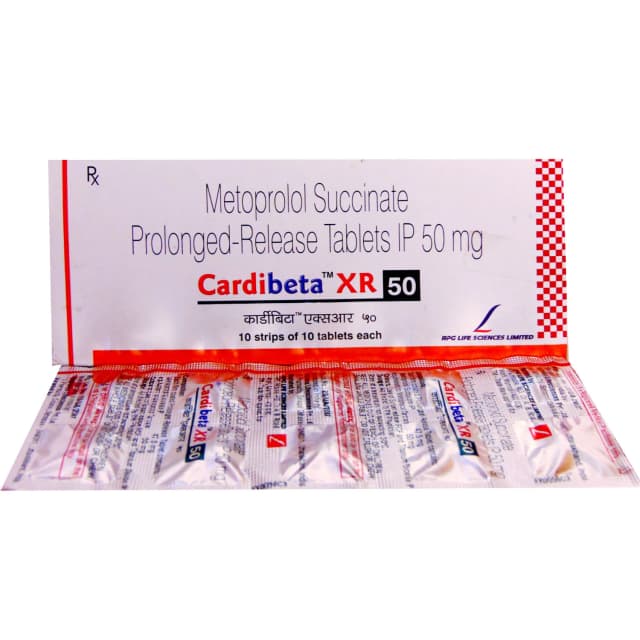 Cardibeta XR 50MG Tab