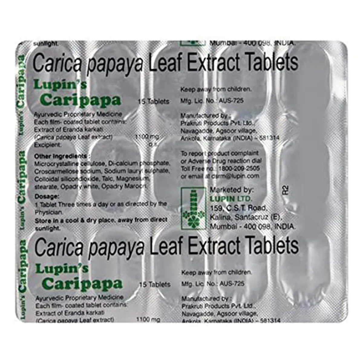 CARIPAPA TAB