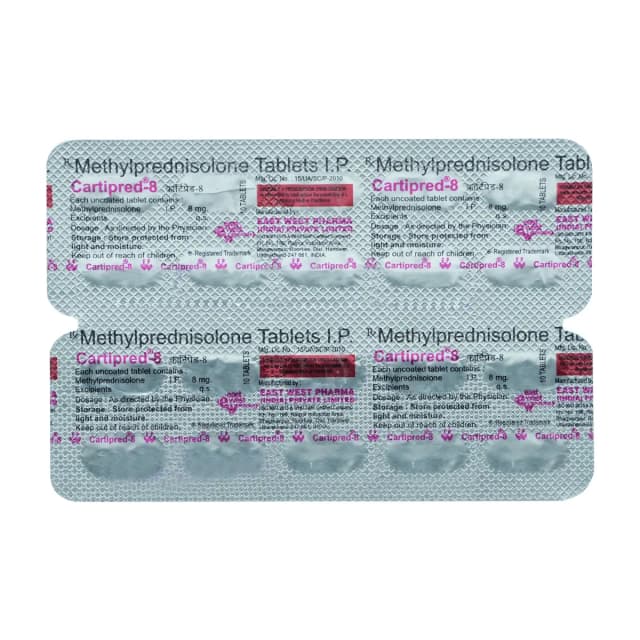 CARTIPRED 8MG TAB