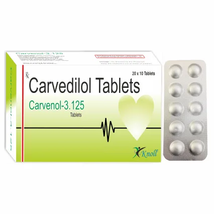 Carvenol 3.125 mg Tablet