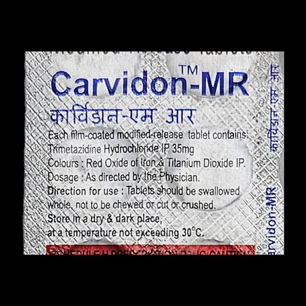 CARVIDON MR TAB 15`S