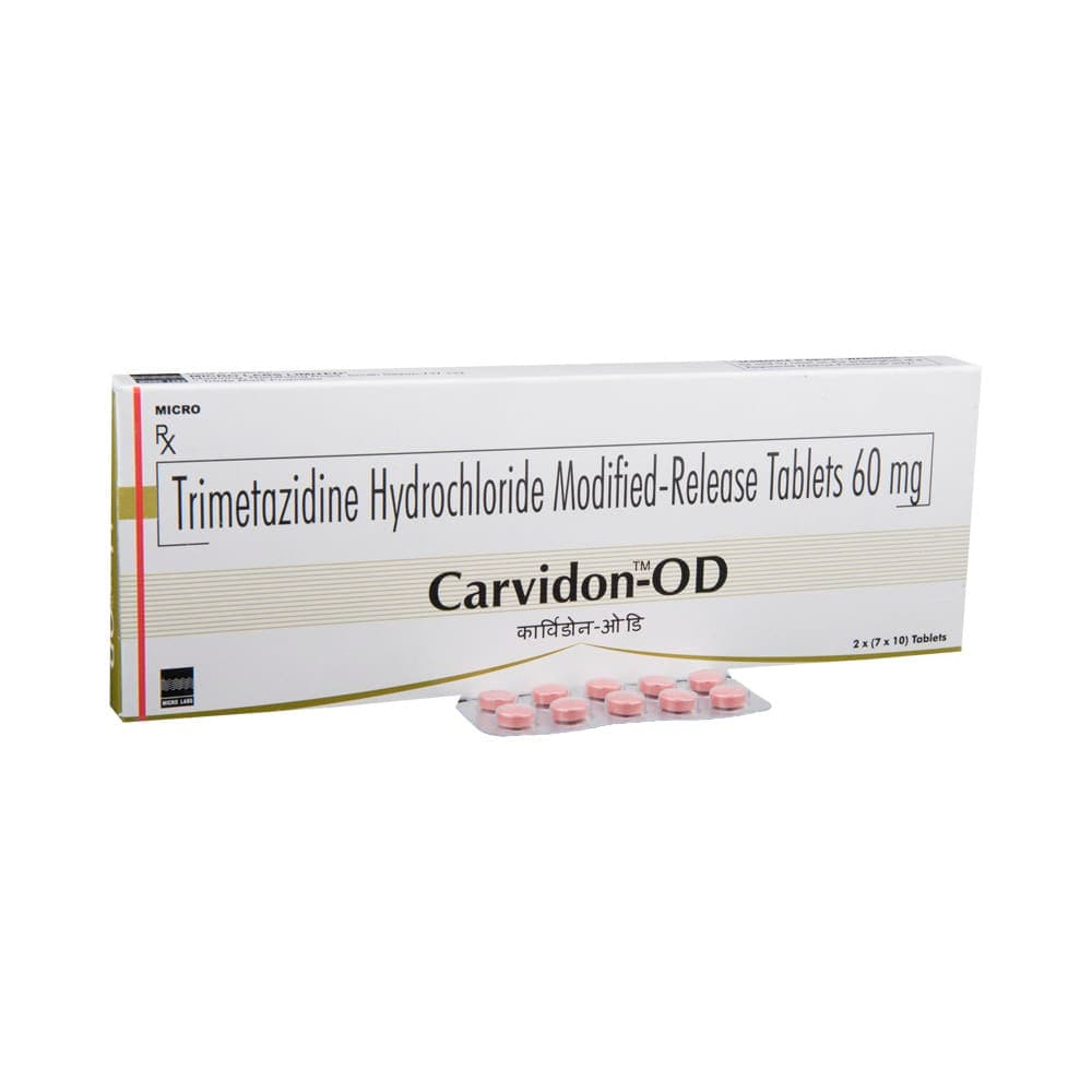 CARVIDON OD 60MG TAB 15`S