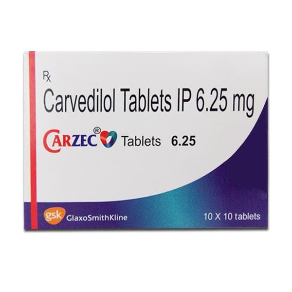 Carzec 6.25MG Tab