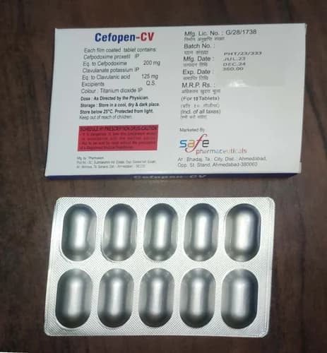 Cefopen-Cv 100 DT Tab
