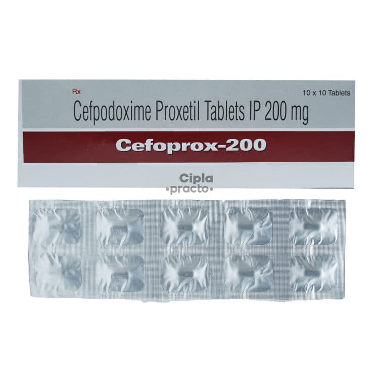 CEFOPROX 200 TAB 10`S